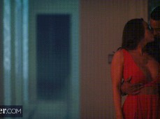 Abigail Mac leading her man gif