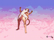 furry cat girl creampied deep - cloud meadow gif