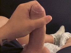 ThickPipe4Days jerking his big fat uncut cock, oozing precum 0004-1 3 gif