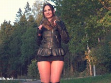 Jeny Smith in nylon pantyhose gif