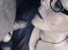 licking the tip gif