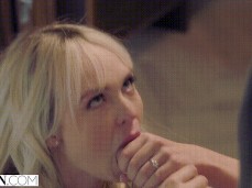 blondeblow gif