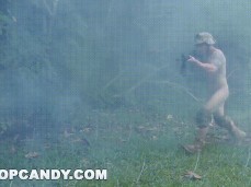 soldier Adam Bryant crawling & running naked 0239 6 gif