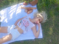 Masturbating picnic gif