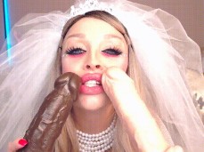 LoraFlower Slutty Bride gif