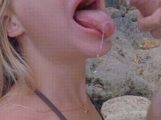 Cum on face HelloElly gif