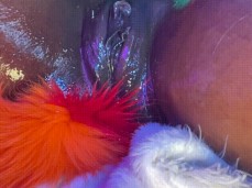 Fresh Wet &Juicy Ebony Pussy $ U To Play With gif