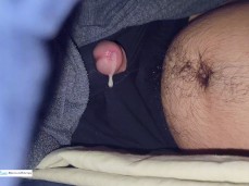 beefy Precumtherapy has a wet dream 0348-1  lots of precum & cum gif