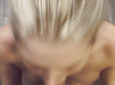 blond blowjob gif