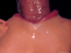 Close up bj condom rip 2 gif