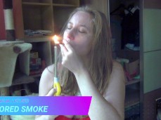 Bored smoke gif