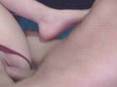 Rapid intensive fucking of a wet pussy leads to a mutual orgasm with cum in gif