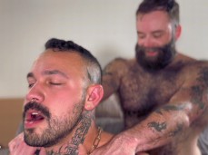 bearded, hairy Teddy Wilder fucks handsome Dev Tyler 0023-1 2 gif