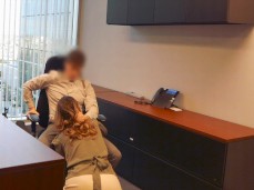 ArisuAsa sucking dick at the office gif