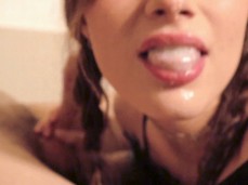 cum in mouth gif