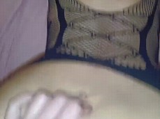 girlfriend in heels and mesh lingerie asks me to fuck her quickly and make