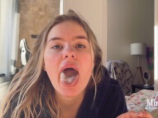 cum in mouth gif