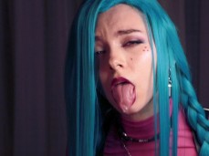 Jinx Ahegao gif