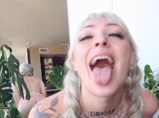 slut with braces begs for your cum gif