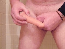 Cumming On My Dildo gif