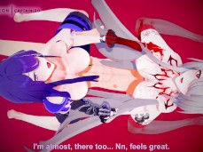 Honkai Star Rail Acheron Mommy MILF Porn Busty Anime Waifu Hentai Sex R34 gif