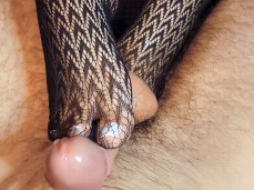 nylon footjob gif