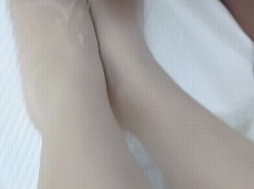 cum feet gif