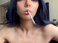 Smoking Dangling gif