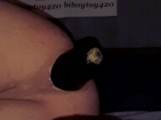 huge eggplant anal gif