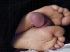 footjob cum gif