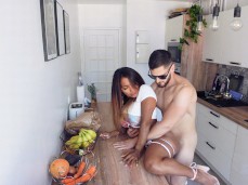 Latika Jha doggystyle kitchen gif