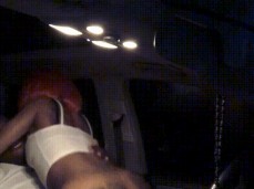 EBONY GIRL RIDING DICK IN CAR gif