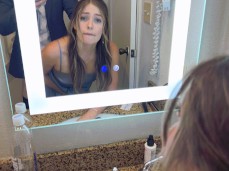 Slutty bridesmaid Jess gets fucked in hotel bathroom gif