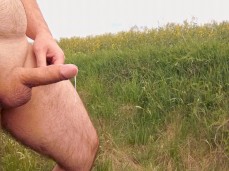 beefy, hairy, uncut, hung Czech HornyBobo cums handsfree outdoors 0859-1 10 gif