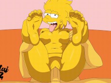 THE SIMPSONS LISA FULL NELSON POSITION CARTOON PORN gif