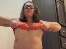 Velma cosplay drops the titties gif