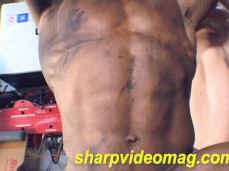 Hot, hung, muscular car mechanic Alan Demond gif