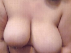 Girl with big tits masterbating gif