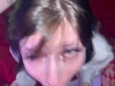 Hot slut sucks gif